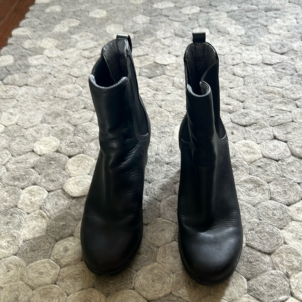 Ugg black platform waterproof winter boots. Gently used condition.